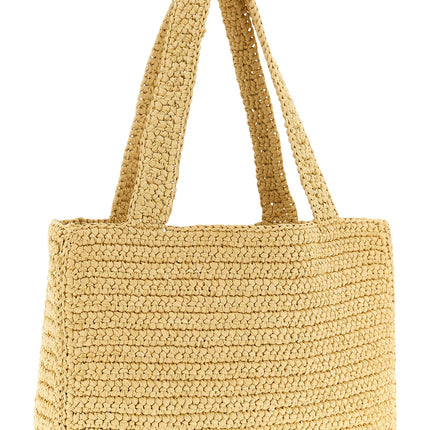 Valentino Garavani Beige Viscose Tote Bag