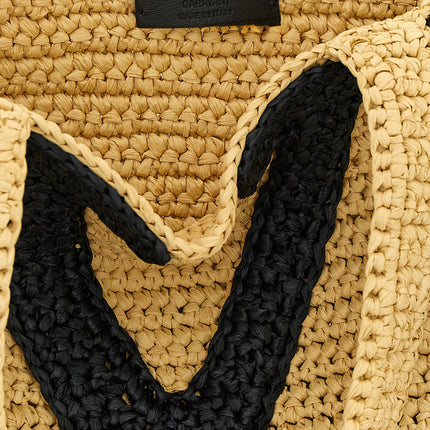 Valentino Garavani Beige Viscose Tote Bag
