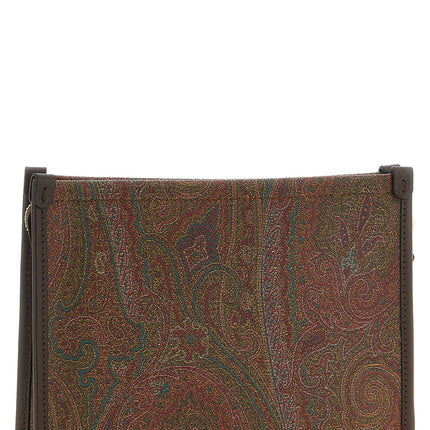 Etro Multicolor Cotton Clutch Bag Etro