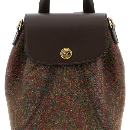 Etro Multicolor Cotton Backpack