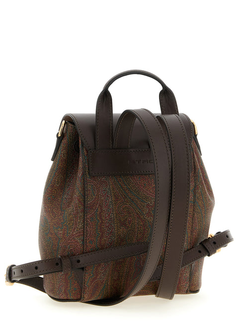 Etro Multicolor Cotton Backpack