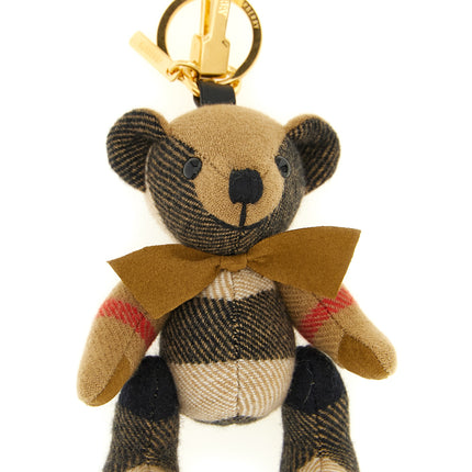 Burberry Beige Cashmere Keychain