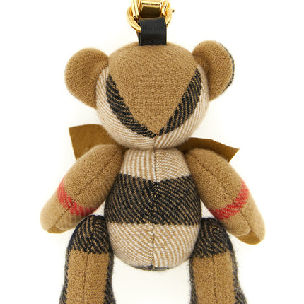 Burberry Beige Cashmere Keychain