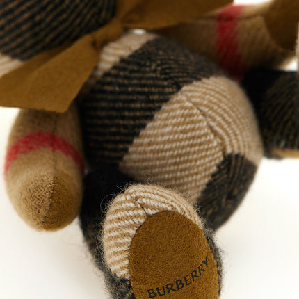 Burberry Beige Cashmere Keychain