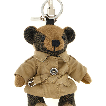 Burberry Multicolor Cashmere Keychain