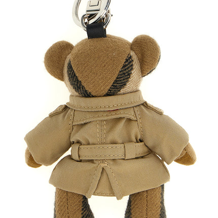 Burberry Multicolor Cashmere Keychain