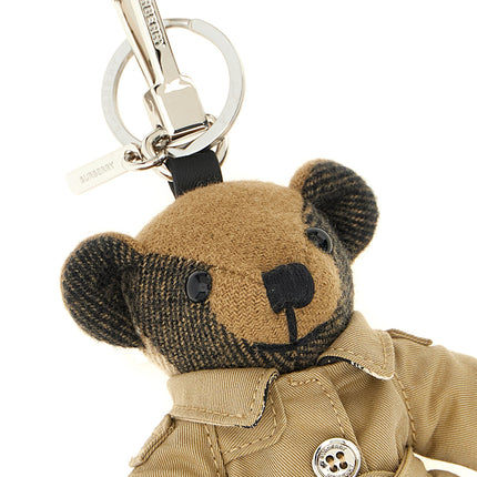 Burberry Multicolor Cashmere Keychain