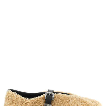 KATE CATE Beige Calfskin Ballet Flats
