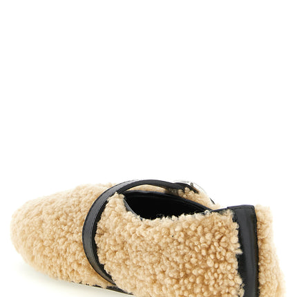 KATE CATE Beige Calfskin Ballet Flats