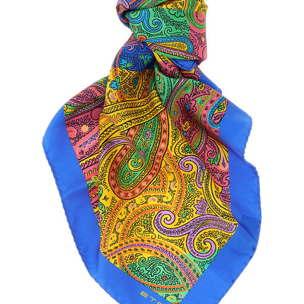 Etro Multicolor Silk Scarf