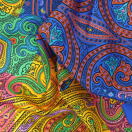 Etro Multicolor Silk Scarf