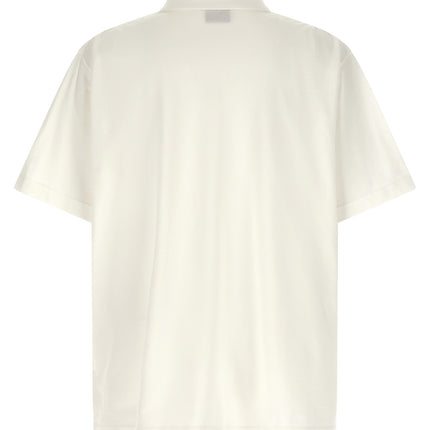 Balenciaga White Cotton Polo Shirt