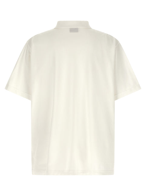 Balenciaga White Cotton Polo Shirt