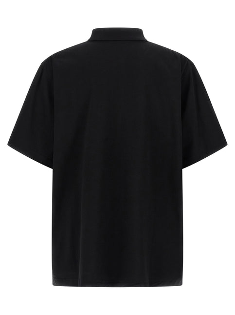 Balenciaga Black Cotton Polo Shirt