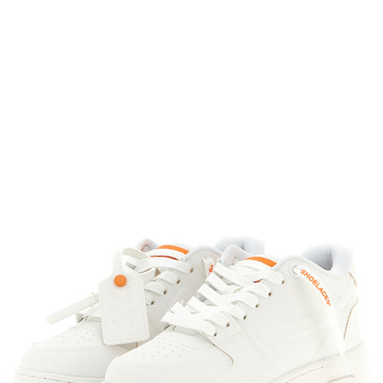 Off-White Orange Plastic Athletic Sneakers