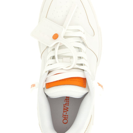 Off-White Orange Plastic Athletic Sneakers