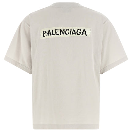 Balenciaga Gray Cotton T-Shirt