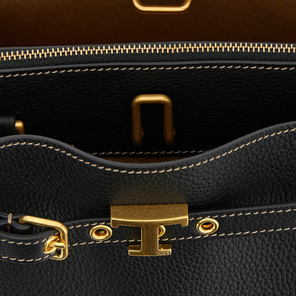 Tod's Black Calfskin Handbag
