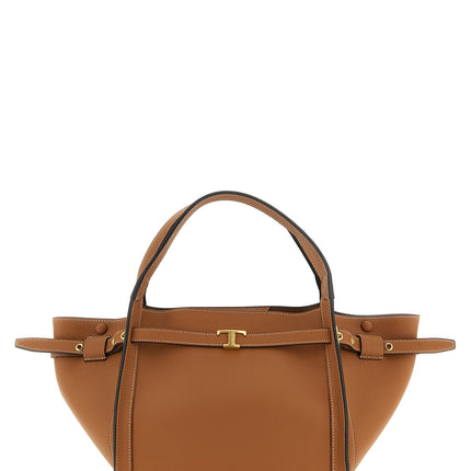 Tod's Brown Calfskin Tote Bag