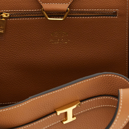 Tod's Brown Calfskin Tote Bag