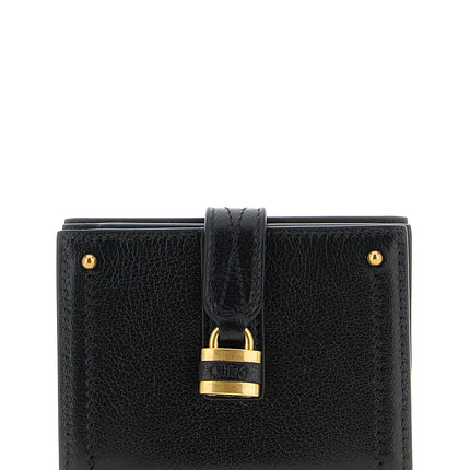 Chloé Black Buffalo Leather Cardholder