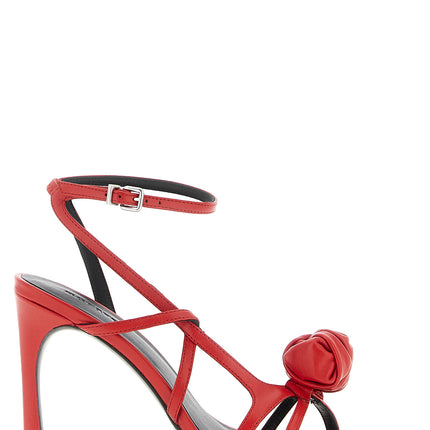 ROTATE BIRGER CHRISTENSEN Multicolor Calfskin Stiletto Heel Sandals