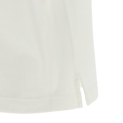 Burberry White Cotton Polo Shirt