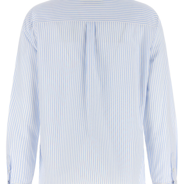 Max Mara Blue Cotton Blouse