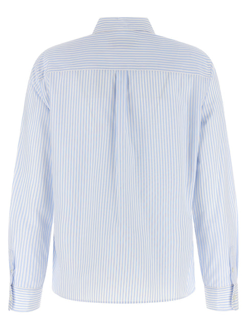 Max Mara Blue Cotton Blouse
