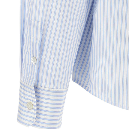 Max Mara Blue Cotton Blouse