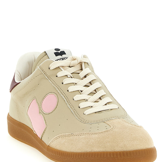 Isabel Marant Multicolor Lamb Leather Sneakers