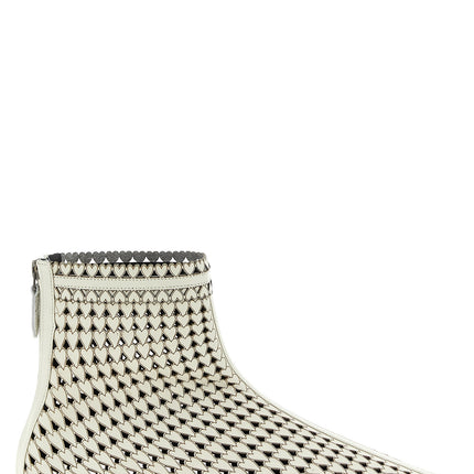 Isabel Marant Beige Calfskin Ankle Boots