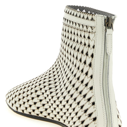Isabel Marant Beige Calfskin Ankle Boots