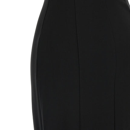 Nensi Dojaka Black Viscose Long Dress