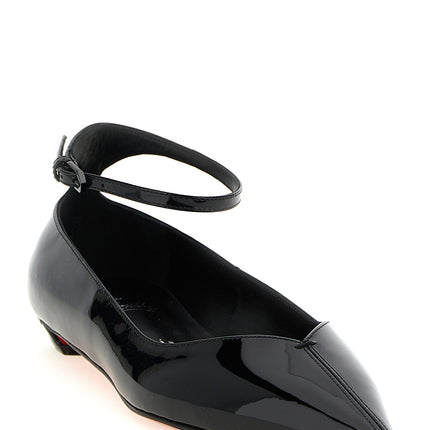 Christian Louboutin Black Calfskin Ballet Flats