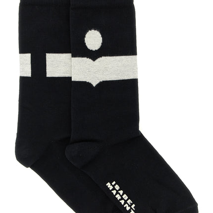 Isabel Marant Black Cotton Socks