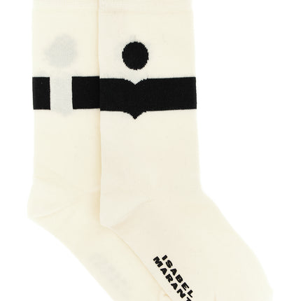 Isabel Marant Beige Cotton Socks