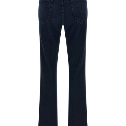 Mother Denim Blue Cotton Flared Jeans