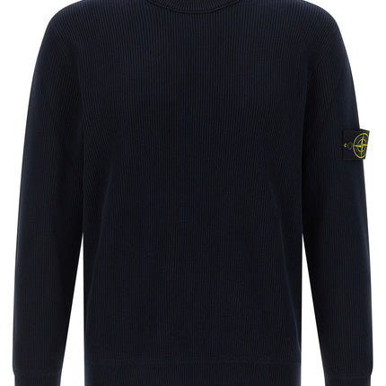 Stone Island Blue Cotton Cardigan
