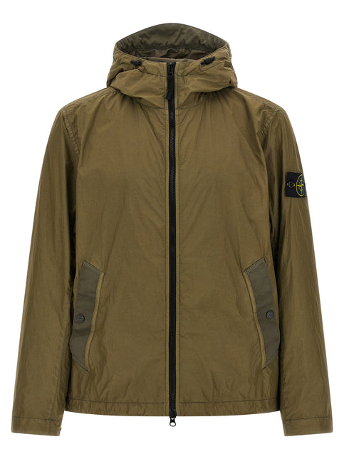 Stone Island Bicolor Polyamide Shell Jacket
