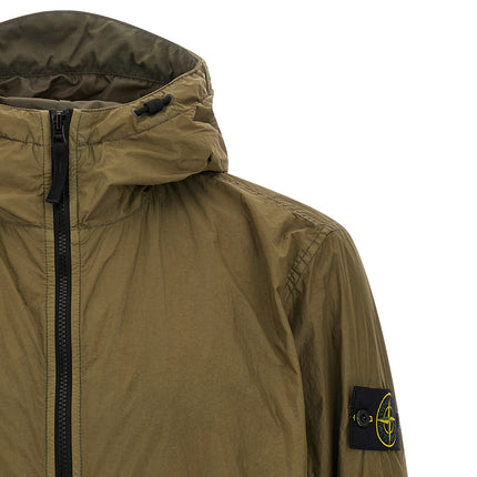 Stone Island Bicolor Polyamide Shell Jacket