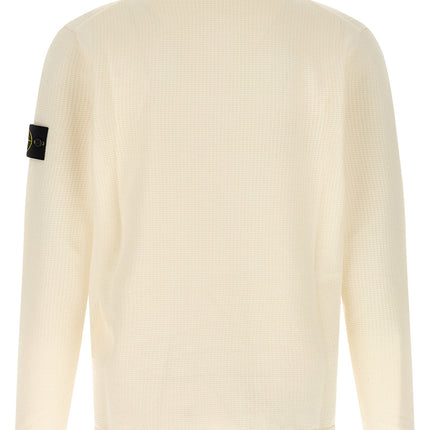 Stone Island Beige Cotton Polo Shirt