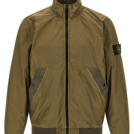 Stone Island Bicolor Polyamide Shell Jacket