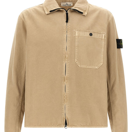 Stone Island Beige Cotton Blouse