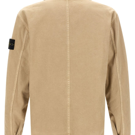 Stone Island Beige Cotton Blouse
