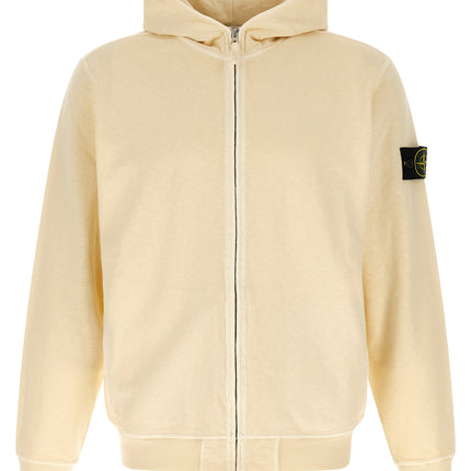 Stone Island Beige Cotton Sweatshirt