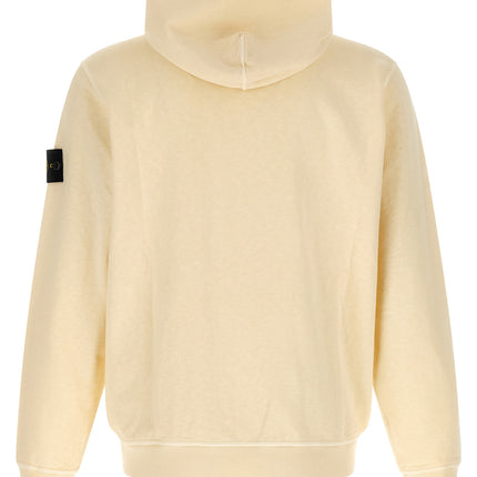 Stone Island Beige Cotton Sweatshirt