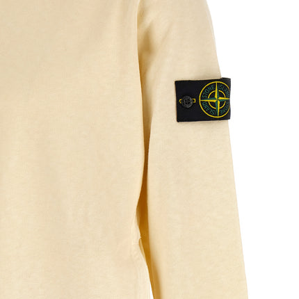 Stone Island Beige Cotton Sweatshirt