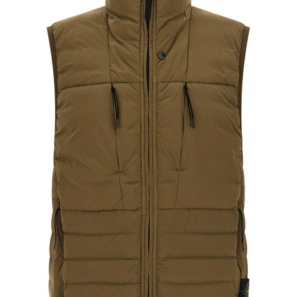Stone Island Bicolor Polyamide Sleeveless Jacket
