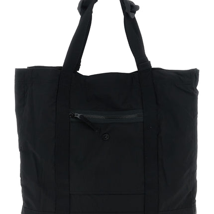 Stone Island Black Polyamide Tote Bag
